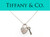  Tiffany & Co. 1837 Padlock Heart with Key Pendant Necklace Sterling Silver 925 