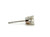  Diamond Single Stud Earring Mined .30ct E-F SI1 14K White Gold 4 Prong 