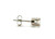  Diamond Single Stud Earring Mined .30ct E-F SI1 14K White Gold 4 Prong 