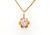  Brand New Diamond Solitaire Pendant .20ct Mined Round Brilliant 14K Gold Buttercup 