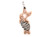  Disney Treasures Winnie the Pooh Piglet Diamond Necklace 10K Rose Gold Sterling Silver 