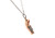  Disney Treasures Winnie the Pooh Piglet Diamond Necklace 10K Rose Gold Sterling Silver 