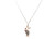  Disney Treasures Winnie the Pooh Piglet Diamond Necklace 10K Rose Gold Sterling Silver 