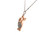  Disney Treasures Winnie the Pooh Piglet Diamond Necklace 10K Rose Gold Sterling Silver 