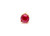  Ruby Single Stud Earring .25ct Round 14K Yellow Gold July Birthstone 