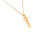  Diamond Cross Slide Pendant Necklace .25ct 14K Yellow Gold BRAND NEW 