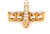  Diamond Cross Slide Pendant Necklace .25ct 14K Yellow Gold BRAND NEW 