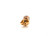  Single Diamond Stud Earring .25ct Natural Round Brilliant I I1 14K Yellow Gold 