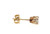  Single Diamond Stud Earring .25ct Natural Round Brilliant I I1 14K Yellow Gold 