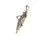  Barbara Bixby Grasshopper Pendant Amethyst Lemon Quartz Sterling Silver 925 