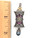  Barbara Bixby Keyhole Pendant Enhancer 18K SS 925 Black Pearl Pink Garnet 