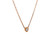 Cartier d'Amour Diamants Legers Heart Diamond Necklace .17ct 18K Rose Gold