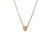 Cartier d'Amour Diamants Legers Heart Diamond Necklace .17ct 18K Rose Gold