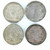 German Silver Coins Reich Marks 1909 1935 1936 1938 1939
