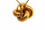  Antique Victorian Love Knot Diamond Pendant 10K Yellow Gold Estate Jewelry 