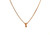 Natural Diamond Solitaire Pendant .05ct Dainty Fine Jewelry 14K Yellow Gold