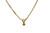Natural Diamond Solitaire Pendant .05ct Dainty Fine Jewelry 14K Yellow Gold