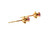 Ruby Stud Earrings .25cttw Round Red Gemstone 14K Yellow Gold