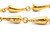 Tiffany & Co Elsa Peretti Teardrop Link Bracelet 18K Yellow Gold Vintage