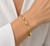 Tiffany & Co Elsa Peretti Teardrop Link Bracelet 18K Yellow Gold Vintage