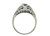 Art Deco Sapphire Solitaire Engagement Ring .65ct Original 1920s Antique 18K