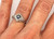 Art Deco Sapphire Solitaire Engagement Ring .65ct Original 1920s Antique 18K
