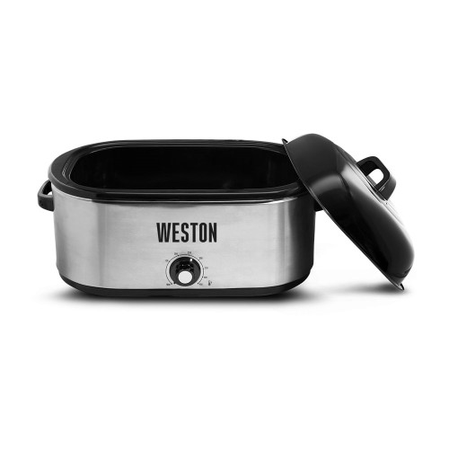 22 Quart Stainless Steel Roaster Oven_03-4100-W