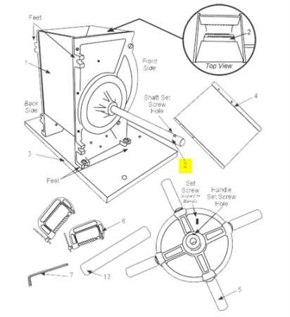 Apple Crusher Wood Drum_05-0212