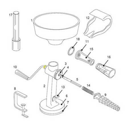Tomato Press - Plastic Bushing_07-0825