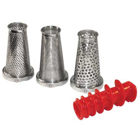 4 Piece Manual Food Strainer & Sauce Maker Accessory Kit_07-0858