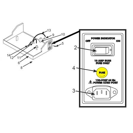 Vacuum Sealer - Fuse Holder_08-0404