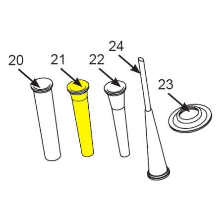 Grinder Electric - Stuffing Funnel, Plastic, 30mm without Flange_08-1030