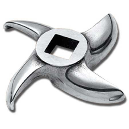 Grinder Knife #10/#12 - Stainless Steel with Curved Arms_29-1250