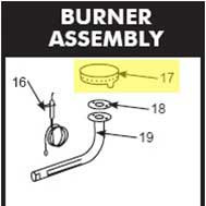 Smoker, Copper Burner for 36&48in_41-0119
