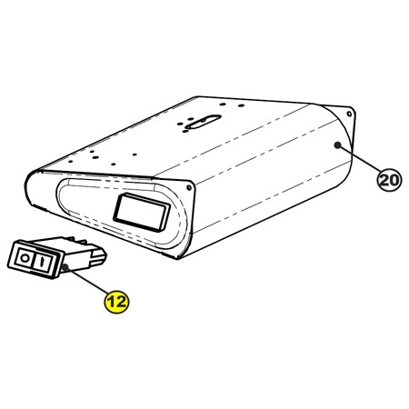 Meat Slicer 9in - Power Switch_61-0913