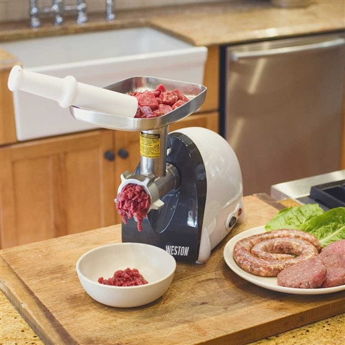 #5 Electric Meat Grinder & Sausage Stuffer_82-0301-W