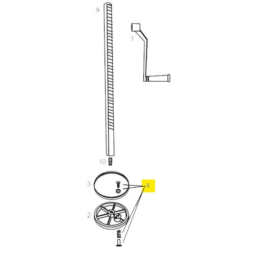 Stuffer Vertical - Pressure Release Valve Kit, 3 pc, for RT 7 & 11 lb_86-0715