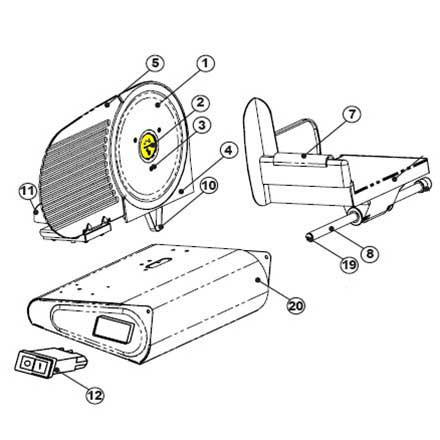 Meat Slicer - Blade Locking Screw_61-0903