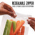 Vacuum Sealer Bags, 6 in x 10 in, 50 Zipper Seal Pre-cut Bags_30-0206-W
