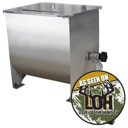 20 lb Stainless Steel Meat Mixer | Weston Brands