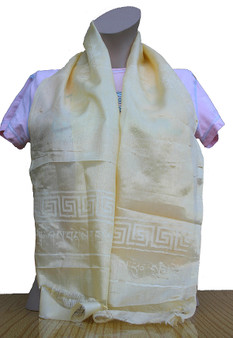yellow khata prayer scarf