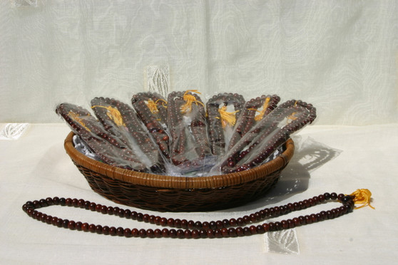 rosewood mala prayer beads