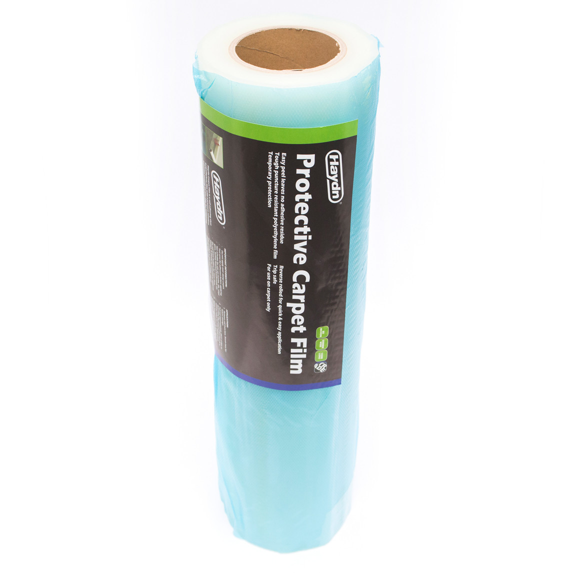 Plastic Carpet Film Protector 500mm Wide, 80 Micron 100mlong ITM Far