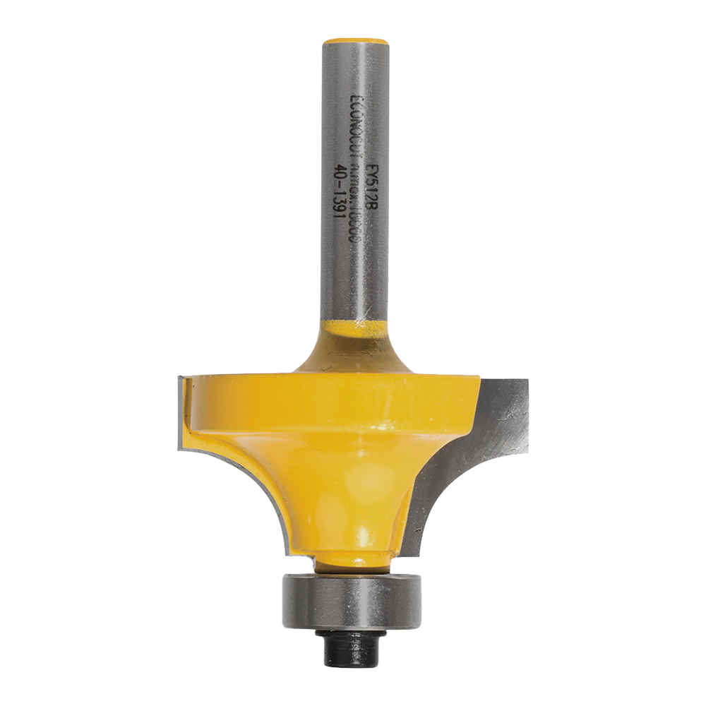 ECONOCUT Rounding Over Bit with Ball Bearing Guide - 2 Flute - Carbide ...