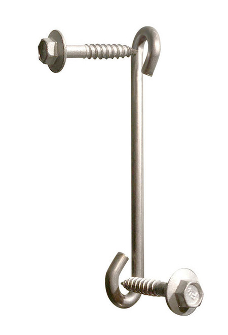 Timba Tie with screws S/S 304 50pk