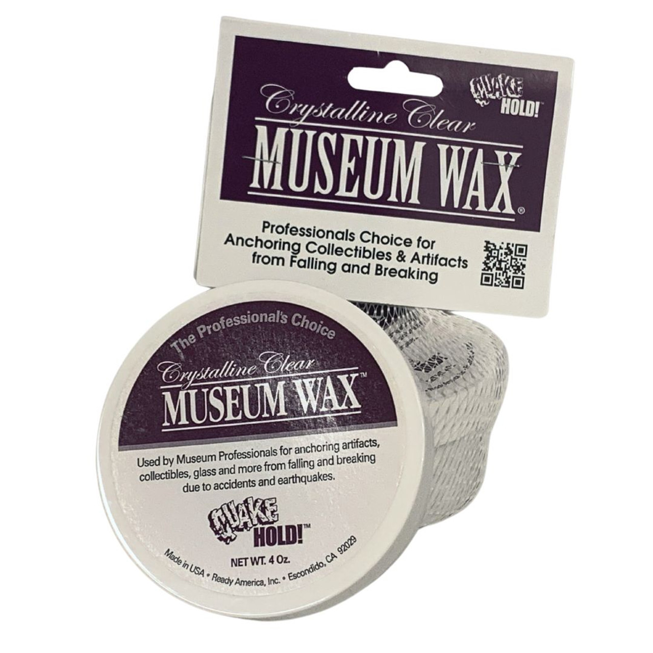 Quake Hold Crystalline Clear Museum Wax 2oz