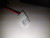 2-pin square white connector