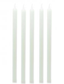 300-Pack White Taper Candles With Drip Guards - 5 Inch Odorless Religious Candles For Church & Home