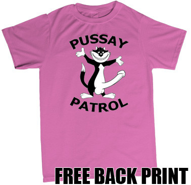 Pussay Patrol Knob t shirt