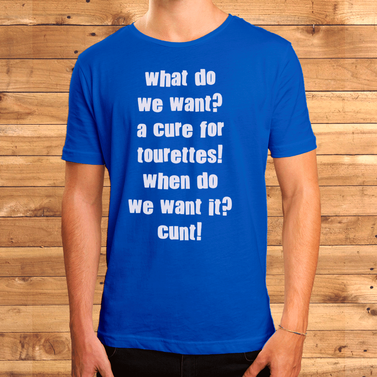 Brudgom binær midnat Cure for tourettes t shirt
